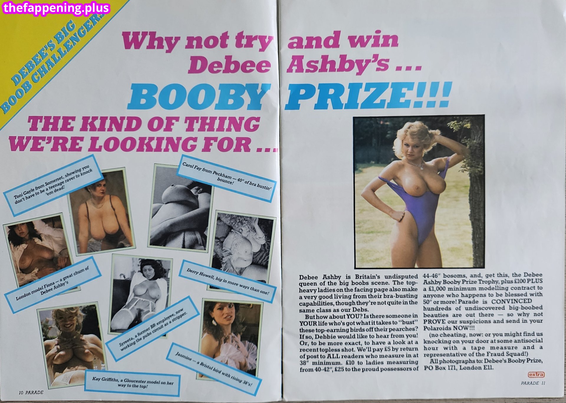1980'S & Early 90'S Page 3 Girls / GlamourTeaJames / https: / mariawhittaker Meztelen OnlyFans Fotó #274