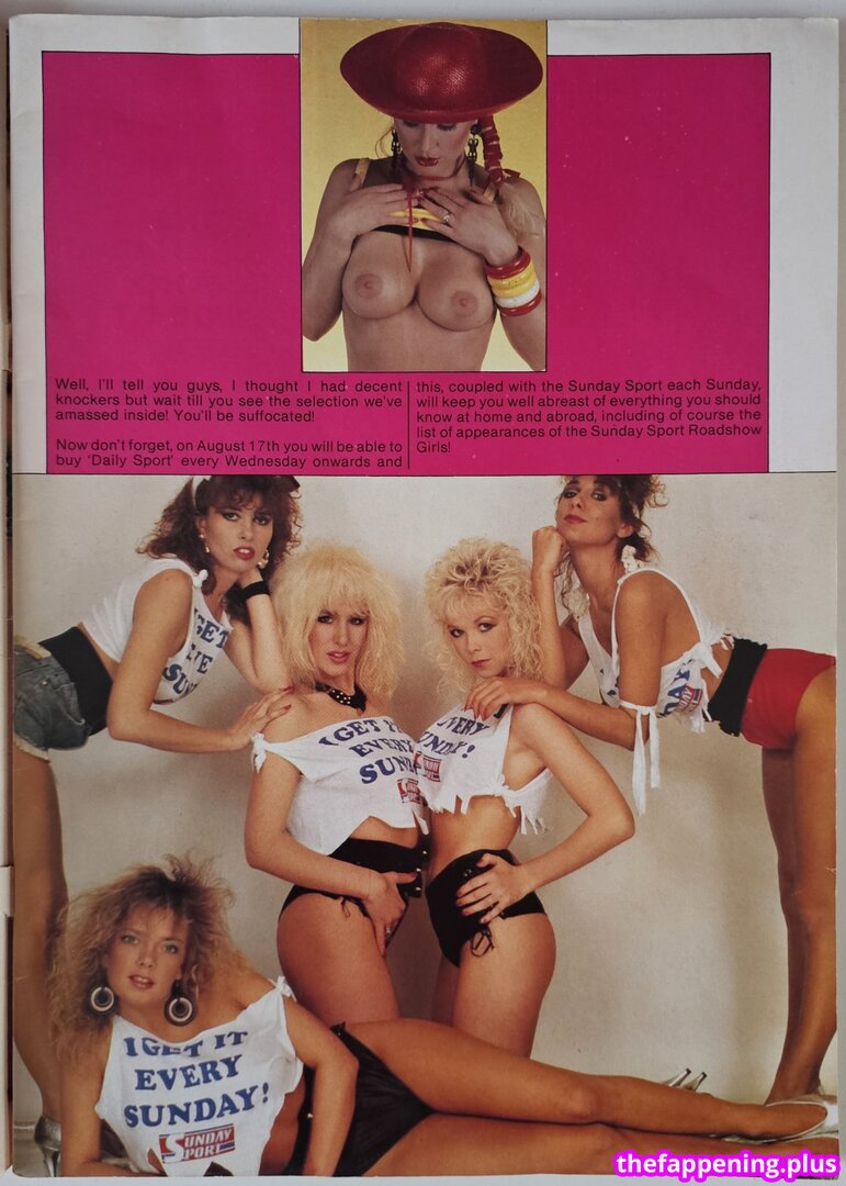 1980'S & Early 90'S Page 3 Girls / GlamourTeaJames / https: / mariawhittaker Meztelen OnlyFans Fotó #1006