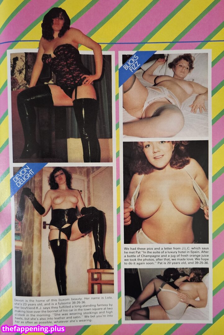 1980'S & Early 90'S Page 3 Girls / GlamourTeaJames / https: / mariawhittaker Fotografie OnlyFans Dezbrăcată #1153