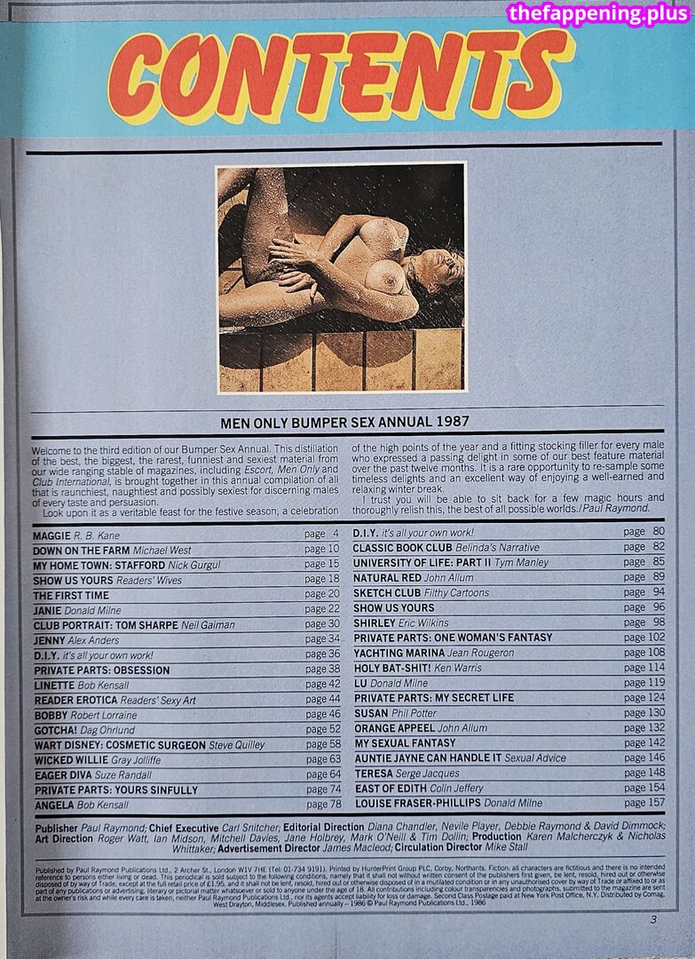 1980'S & Early 90'S Page 3 Girls / GlamourTeaJames / https: / mariawhittaker 裸照OnlyFans照片 #1349