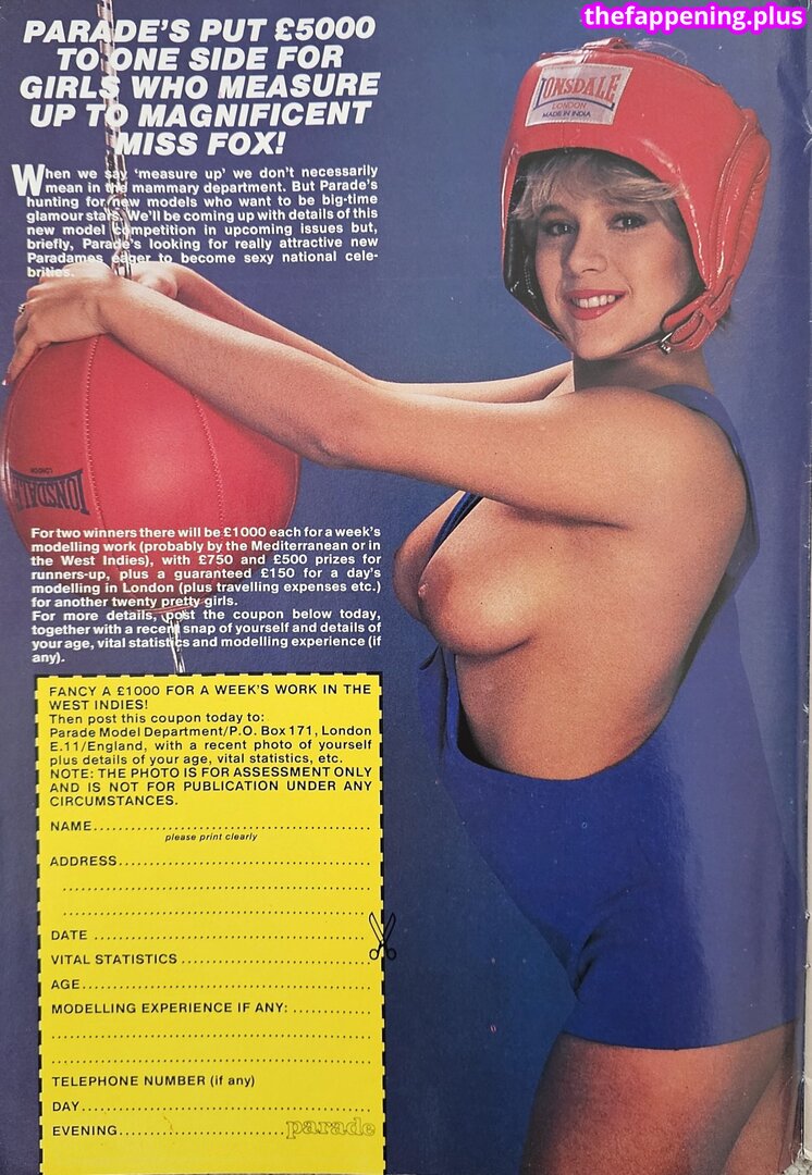 1980'S & Early 90'S Page 3 Girls / GlamourTeaJames / https: / mariawhittaker Nahá OnlyFans fotografie #1535