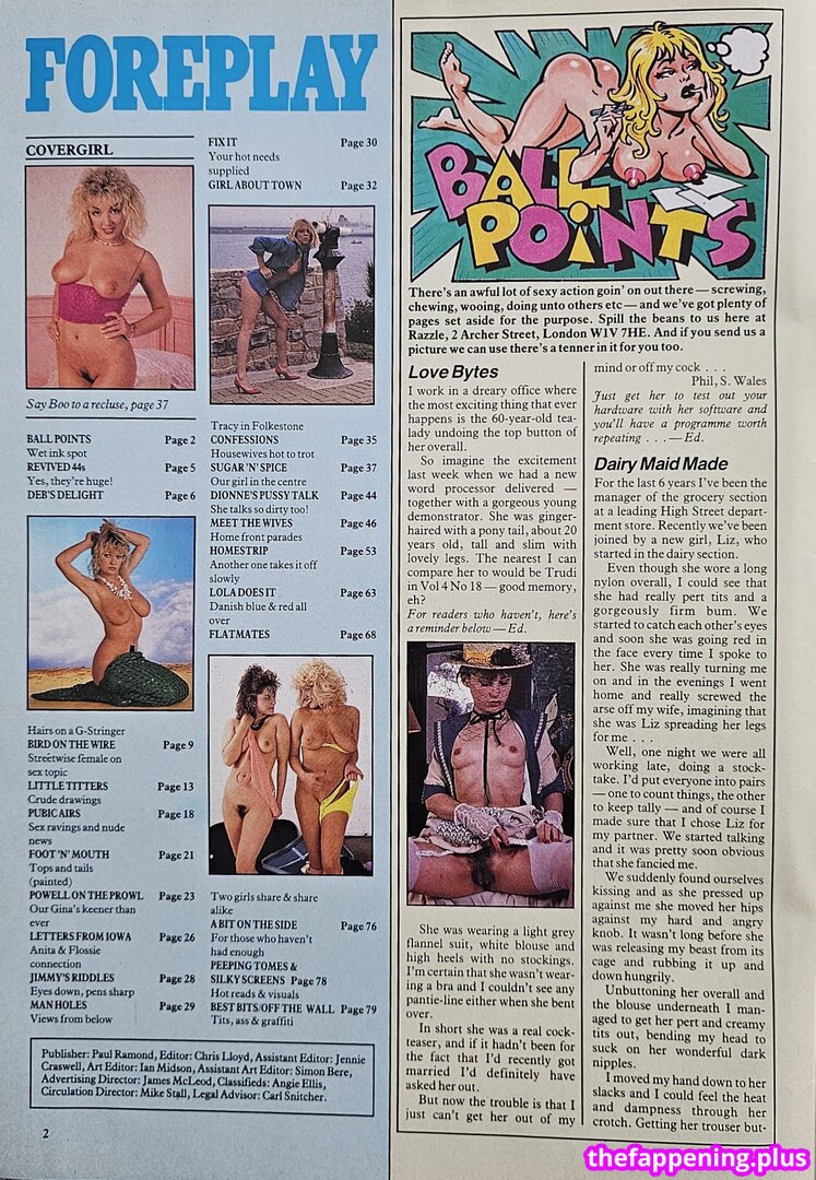 1980'S & Early 90'S Page 3 Girls / GlamourTeaJames / https: / mariawhittaker Foto OnlyFans Desnuda #1645