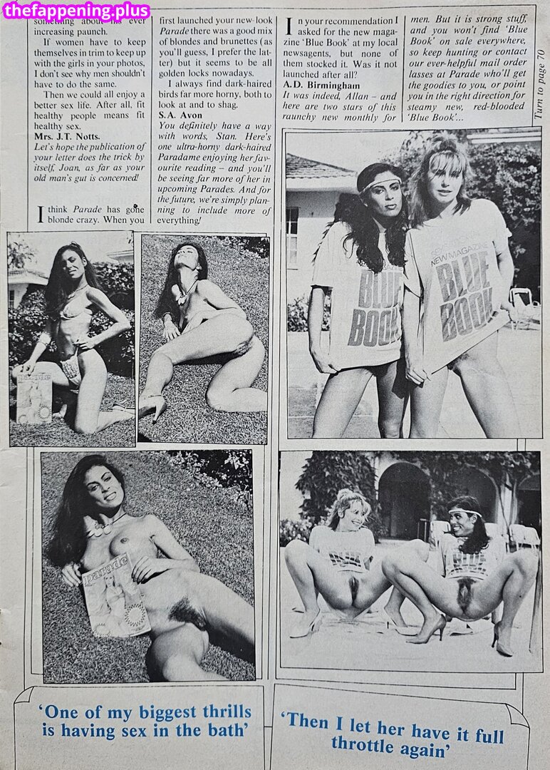 1980'S & Early 90'S Page 3 Girls / GlamourTeaJames / https: / mariawhittaker 누드 OnlyFans 사진 #1681