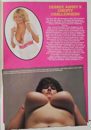1980'S & Early 90'S Page 3 Girls