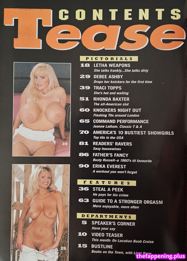 1980'S & Early 90'S Page 3 Girls / GlamourTeaJames / https: / mariawhittaker Photo OnlyFans Nu #1929