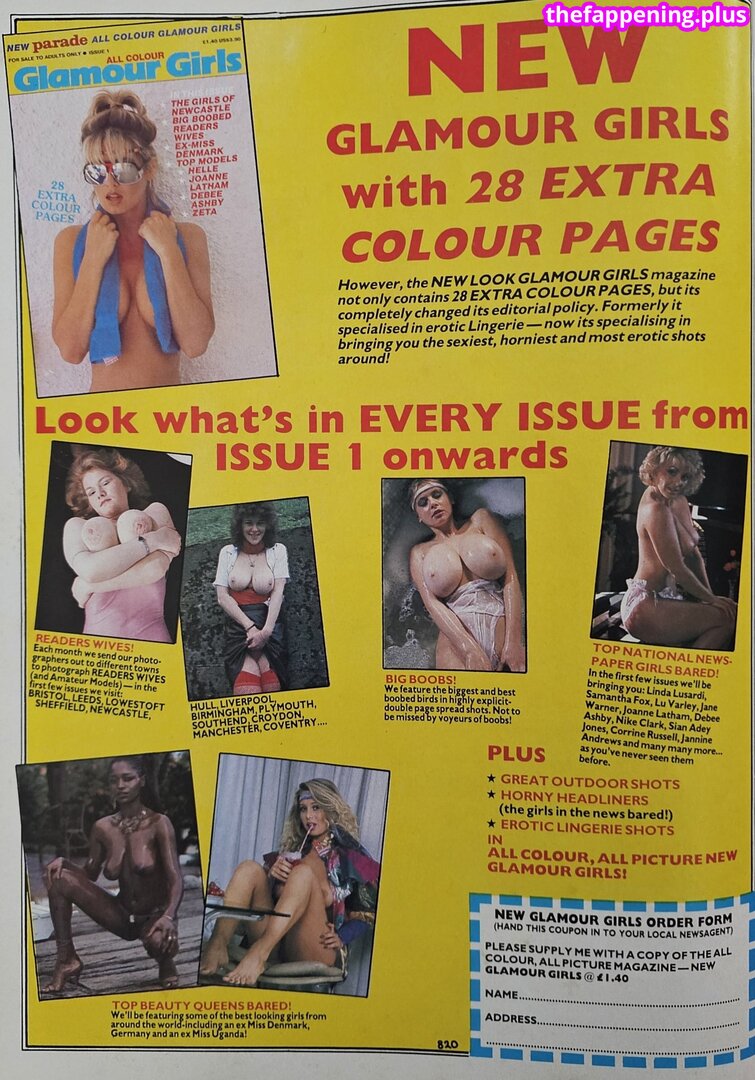 1980'S & Early 90'S Page 3 Girls / GlamourTeaJames / https: / mariawhittaker 裸照OnlyFans照片 #2004