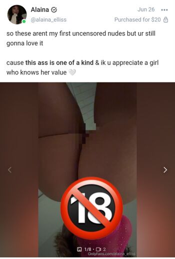 Full leaked Alaina elliss private onlyfans photo