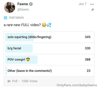 Full leaked Babyfawnx private onlyfans photo