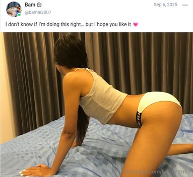 Full leaked Bamie private onlyfans photo