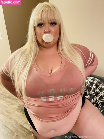 Full leaked Barbie blimp private onlyfans photo