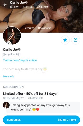 Full leaked Carlie jo private onlyfans photo