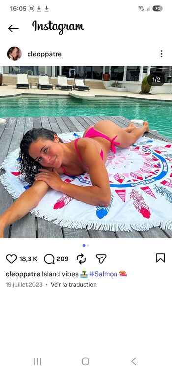Full leaked Cleopatre off  page private onlyfans photo