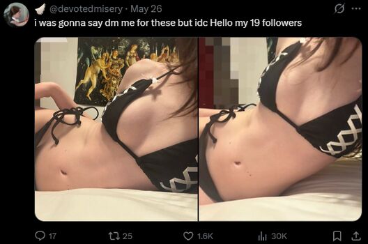 Full leaked Devotedmisery private onlyfans photo