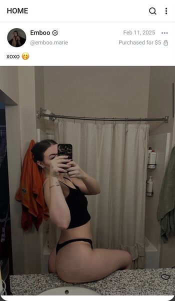 Full leaked Emboo marie private onlyfans photo