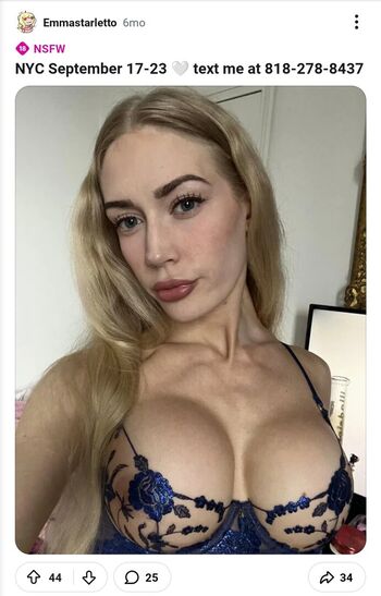 Full leaked Emma starletto page private onlyfans photo