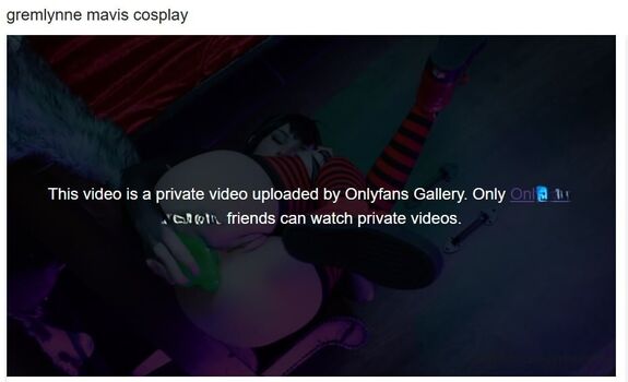 Full leaked Gremlynne private onlyfans photo