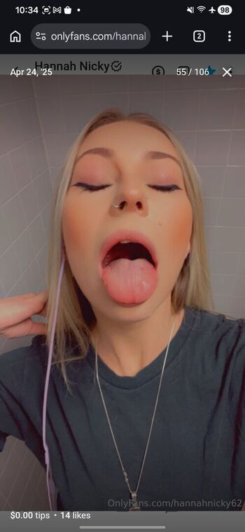 Full leaked Hannahnicky private onlyfans photo