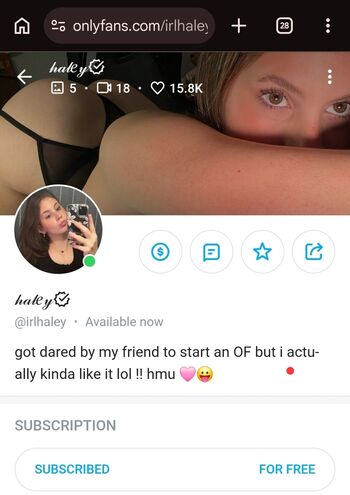 Full leaked Irlhaley private onlyfans photo