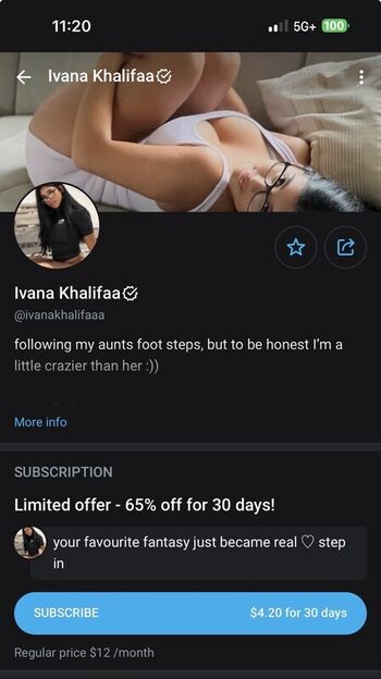 Full leaked Ivana khalifa page private onlyfans photo