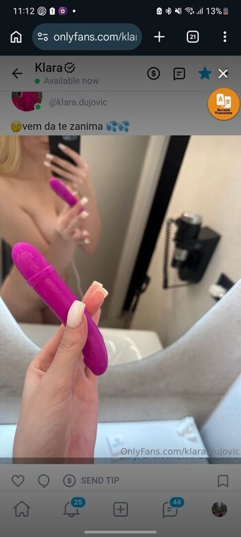 Full leaked Klara dujovic private onlyfans photo