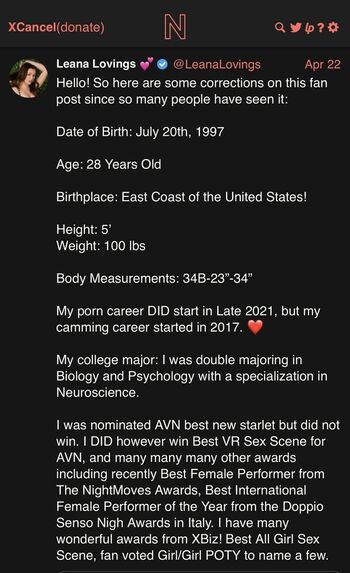 Full leaked Leana lovings  page private onlyfans photo