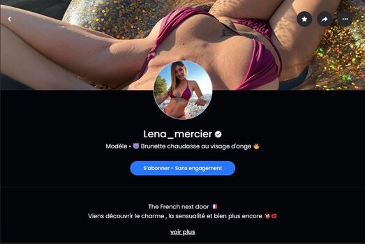 Full leaked Lena mercier private onlyfans photo