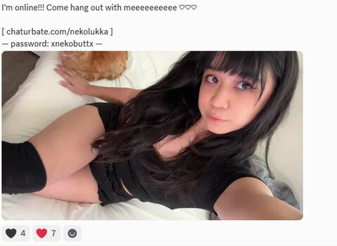 Full leaked Nekolukka private onlyfans photo