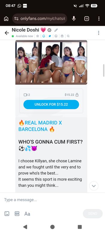 Full leaked Nicole doshi simp chat private onlyfans photo