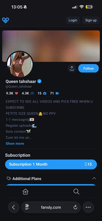 Full leaked Queen tahshaar page private onlyfans photo