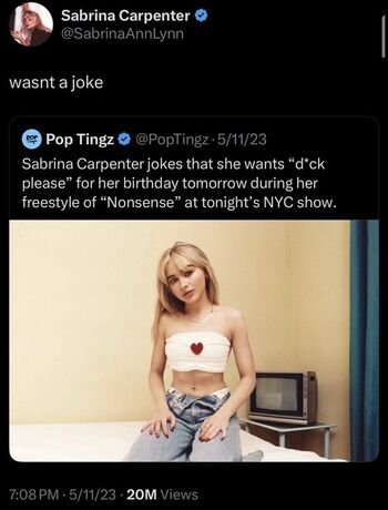 Full leaked Sabrina carpenter private onlyfans photo
