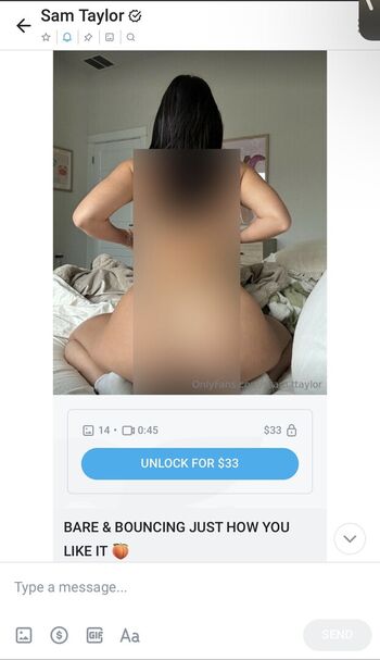 Full leaked Sam taylor private onlyfans photo