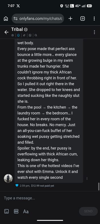 Full leaked Tribalbbc page private onlyfans photo